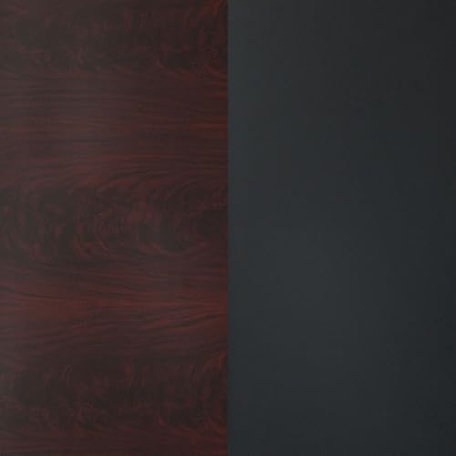 Flash Furniture Glenbrook 24'' x 42'' Rectangular Table Top with Black or Mahogany Reversible Laminate Top (Pack of 1) - color: Black/Mahogany, size: 24" x 42" Rectangular