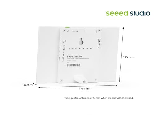 reTerminal E1002 – 7.3″ Color E Ink Spectra 6 Smart Display, ESP32-S3 WiFi Dashboard Panel, No-Code SenseCraft HMI, Home Assistant & ESPHome Compatible, Ultra-Low Power with 3-Month Battery Life - size: Color Display