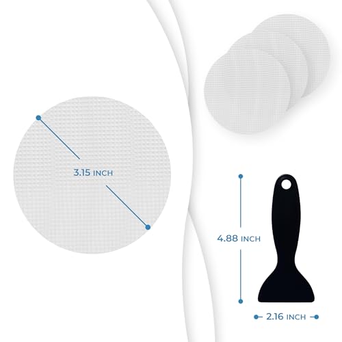 Anti Slip Shower Stickers 24 PCS, Invisible Non-Slip Shower Strips for Adults, Premium Adhesive Bath Tub Stickers (Clear) - color: Clear, size: Round