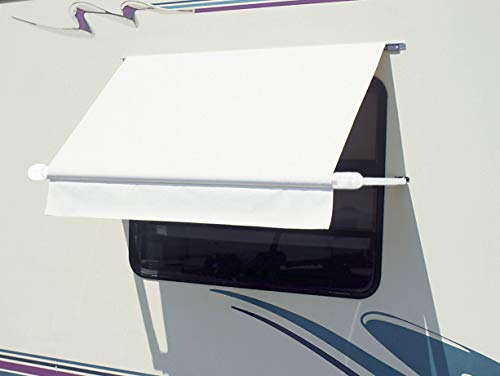 Carefree Simply Shade RV Window Awning-White Vinyl-5.5' (66") - color: White, size: 5.5' (66")