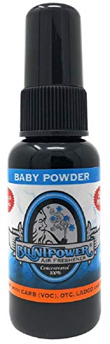 BluntPower 1 Ounce Bottle Oil Based Concentrated Air Freshener and Oil for Burner, Baby Powder - color: Blue
