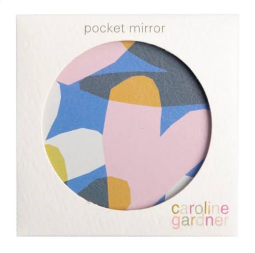 Confetti Hearts Round Pocket Mirror
