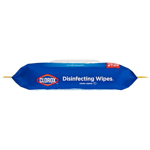 Clorox Disinfecting Cleaning Wipes Flex Pack, Bleach Free, Crisp Lemon, 75 Count (Pack May vary) - size: 75 Count (Pack of 1)