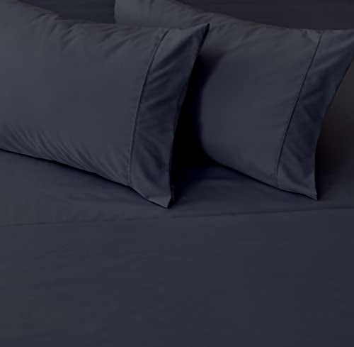 Great Bay Home 3-Piece Twin Blue Microfiber Sheet Set - Ultra-Soft, Brushed Bedding Sheets & Pillowcases - Wrinkle & Fade Resistant, All-Season Bed Sheets for Bed (Twin, Ocean) - color: 28 - Ocean, size: Twin