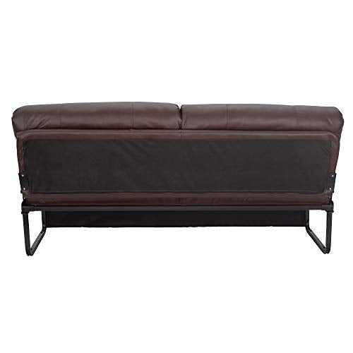 RecPro Charles RV Jackknife Sofa | Love Seat | Sleeper Sofa | Length Options 62", 68", 72" (68 Inch, Mahogany) - color: Mahogany, size: 68 Inch