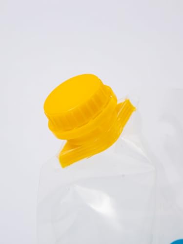 Collapsible Emergency Water Container Bag,WaterStorageCube,Flat Folding,BPA Free Food Grade,Clear Plastic Storage Jug for Camping Hiking Backpack,No-Leak Freezable,Water Bottle 1.3 Gallon/2pcs - size: 166.4 Ounces