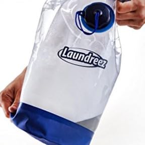 Portable Travel Washing Machine - Waterproof, multi-use Dry Bag for Washing Laundry On the Go. Weighs Under 12 Oz | Folds Easily | Use for Camping, Travel, RV, and Backpacking | Clear sturdy material to enable various uses