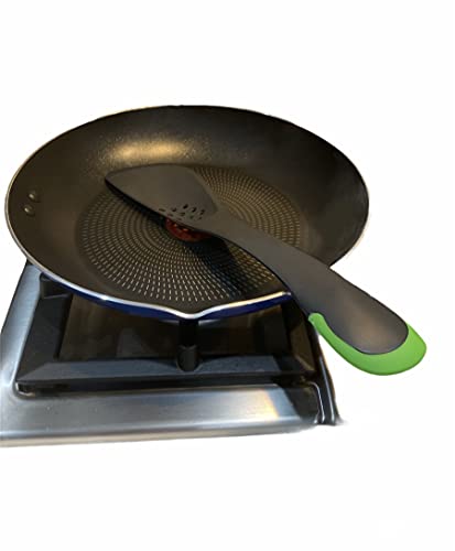 Kitchen Utensil 5 in 1 Multifunctional Nonstick Cutter, Turner, Colander, Soup Spoon, Spatula, Green