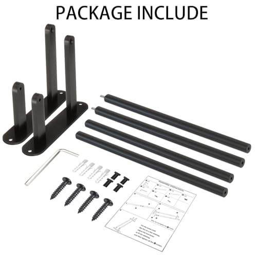 Double Towel Bar 32 Inch, Towel Racks for Bathroom, Wall Mount Bathroom Towel Holder, Stainless Steel Bathroom Towel Rack, Towel Rod Double Towel Hanger(Matte Black) - size: 32 Inch