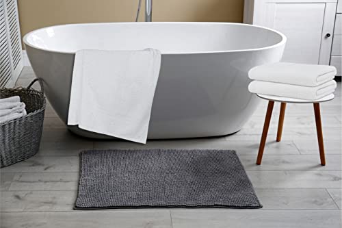 (Pack of 12 White Bath Towel Bulk 24x48 Inches - Economy Cheap Bath for Commercial Uses, Gym, Salon, Spa & Hair -Lightweight Bath Towels Quick Drying -Bath Towels Sets Bulk - color: White, size: Bath Towel - Pack of 12 - 24x48