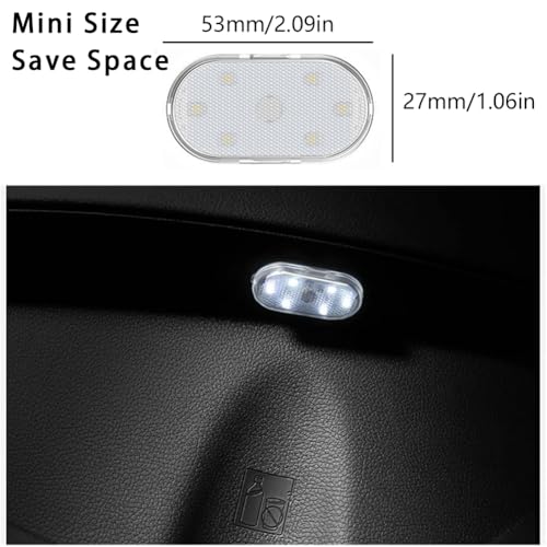Mini LED Closet Light Touch Light Rechargeable Cabinet Lighting | Multi Color Wireless USB Rechargeable Magnetic LED Light for Bedroom Wardrobe Counter Kitchen (4Pcs/Pack) (Ice blue) - color: Ice blue