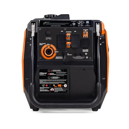 Generac 5,200-Watt Dual-Fuel Portable Inverter Generator - Gas and Propane Compatible - Quiet Operation - Clean, Stable Power - CA Compliant - Great for Home Backup, Camping, and RV Use - style: 5200-Watt Inverter - Electric Start + COsense - 50 ST