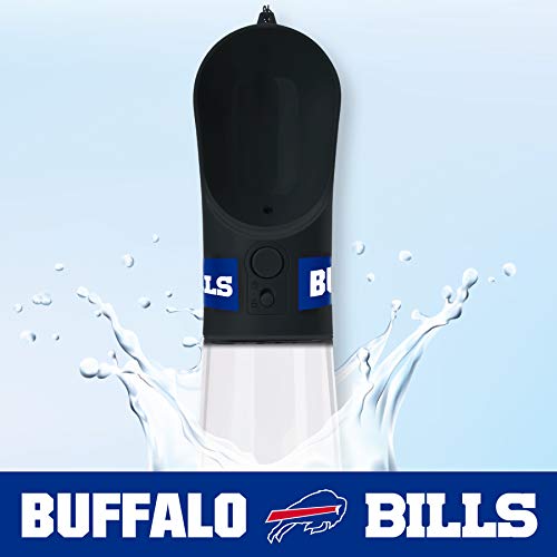 Pets First Dog Water Bottle. NFL Buffalo Bills PET Water Bottle. Best Cat Water Bottle. Water Fountain Dispenser for Dogs & Cats., 13.5oz (BUF-3344) - color: Buffalo Bills