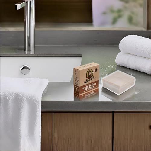 Soap Container, Shower Square Bar Holder Fit Handmade Soap, Travel Soap Case (Clear) - color: Clear