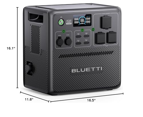 BLUETTI Pioneer 150 (AC240) Portable Power Station, 1536Wh Expandable to 10136Wh, 2400W LFP Battery, IP65 Water Resistant Solar Generator, 0-80% in 45 Min, Emergency Power for Camping, Home, RV Life - style: BLUETTI AC240