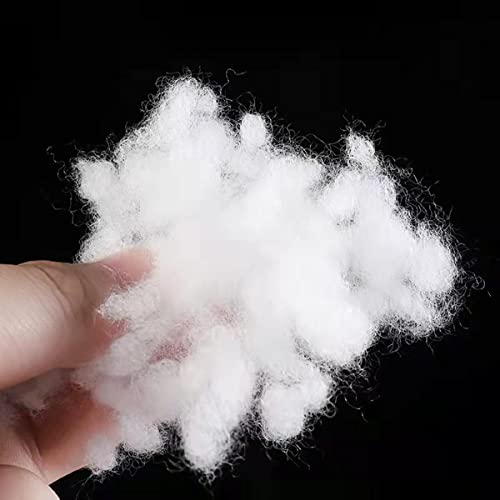 Asuprui Pouf Filler PP Cotton Footstool Pouf Stuffing Pouf Insert Ottoman Filler Bean Bag Filler 20x20x12 Inches Round - color: White