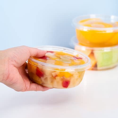 Karat 8oz PET Round Deli Container (117mm), FP-DC8-PET - 500 ct - size: 8oz
