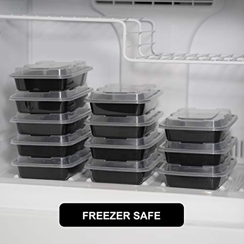 Freshware Meal Prep Containers 1 Compartment Food Storage Containers with Lids, Bento Box, BPA Free, Stackable, (16 oz), 150 count (Pack of 1) - size: 16OZ-150PK