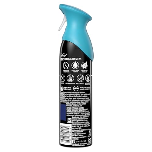 Febreze Air Mist, Air Freshener Spray, Odor Fighting Room Spray, Deodorizer for Home Bathroom Kitchen Office Apartment Dorm Room Classroom, Unstopables Fresh Scent, 8.1oz (Pack of 6) - style: Unstopables Fresh