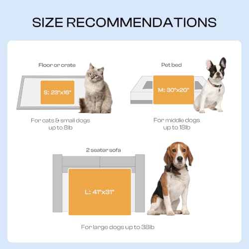 1 Pack 3 Calming Blankets Fluffy Premium Fleece Pet Blanket Soft Sherpa Throw for Dog Puppy Cat Purple Large (41" x31") - color: Purple, size: Large (Pack of 3)