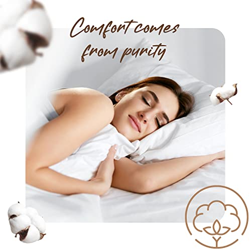Olympic Queen Sheets Set, 100% Egyptian Cotton, Luxury 600 Thread Count, 4 Pc Super Queen Sheets Sets, Soft & Breathable, Snug Fit, 16" Deep Pocket Fitted Sheet, 2 Pillowcases & 1 Flat Sheet, Sage - color: Sage, size: Olympic Queen (66 x 80)