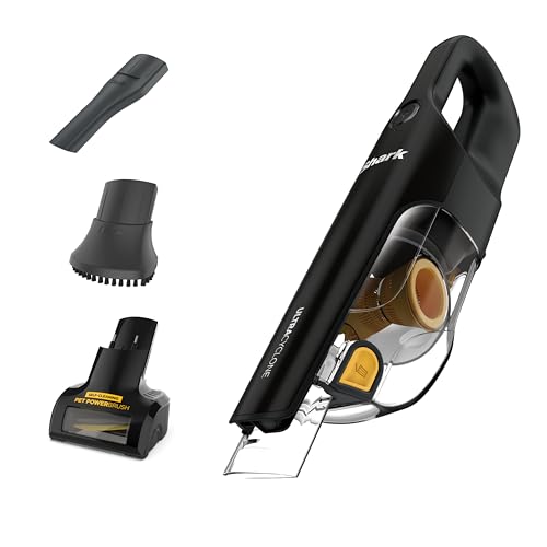 Shark UltraCyclone™ Pet Pro Plus Cordless Hand Vacuum, Powerful Suction, Handheld Vacuum for Car & Home, Pet Power Brush, Crevice Tool, Scrubbing Brush, XL Dust Cup, Black, CH951 - style: UltraCyclone Pet Pro Plus - Black