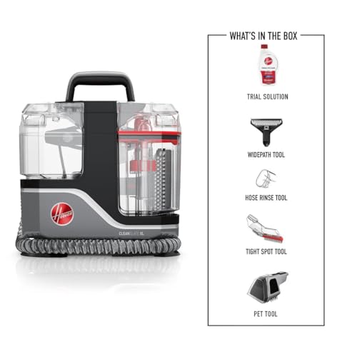 Hoover CleanSlate XL Deep Cleaning Carpet + Upholstery Spot Cleaner Machine with Specialized Tools, Permanent Stain Remover, Pair with Hoover Portable Spot Cleaner Solution - style: CleanSlate XL