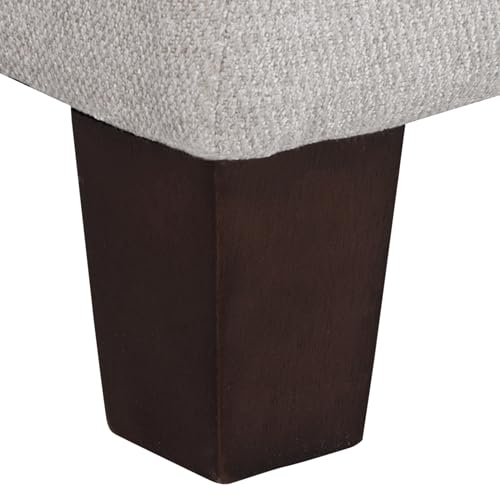 HomePop Ainsley 40" Storage Ottoman Bench - Grey - color: Grey