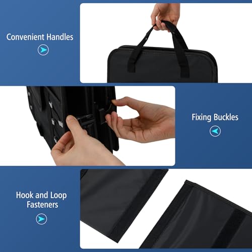 Goplus Collapsible Trunk Organizer with Cooler, 18 Gallon (68L) Foldable Car Storage Organizer with 6 Extenable Compartments, Removable Lid, Securing Straps, for SUV Van Sedan, 35.5" x 14" x 12" - size: 18 Gallon (68L) with Cooler