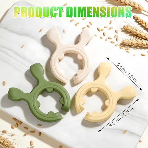 Multifunction Silicone Pot Handle Spatula Rack, 2026 Non-Slip Spoon Holder, Kitchen Gadgets, Steam Releaser,Utensil Anti Scalding Pot Clip for Cooking Accessories (1, 3 Color)