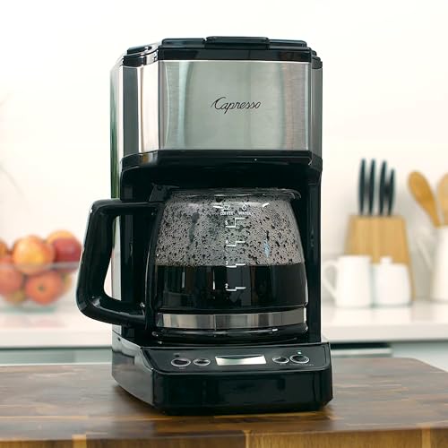 Capresso 5-Cup Mini Drip Coffee Maker, Black and Stainless Steel - color: Black
