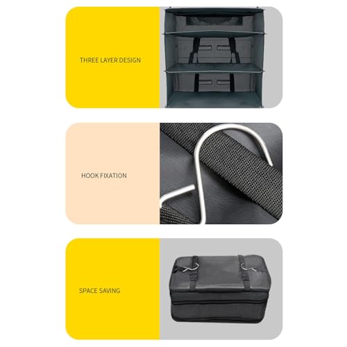 Convenient Portable Foldable Storage Box Organizers Container Bag for Motorhomes Car Home Large Capacity Water Resistant