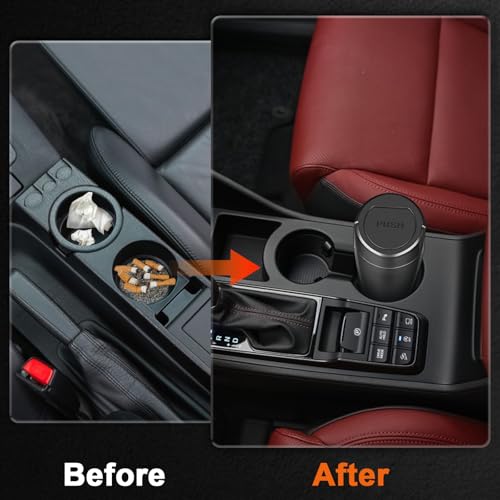 Car Trash Can, 2 Packs Mini Car Garbage Can Cup Holder with Lid | Leakproof Car Trash Bin with 60 Trash Bags, Vehicle Front Back Seat Organizers and Storage for Car, Home, Office, Black - color: Black