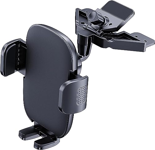 Phone Mount for Car Phone Holder Mount Upgraded Metal CD Slot Phone Holder Car Cell Phone Holder Thick Cases Friendly iPhone Holder for Car Mount for CD Player Fit for All iPhone Smartphone - style: CD