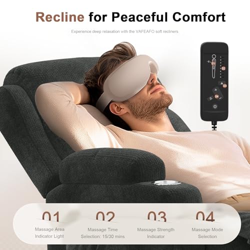 Reclining Loveseat, 55.1" RV PU Leather Wall Hugger Recliner Love Seats Sofa with Charging Station, Removable Armrest, Cup Holder, Double Recliners Couch, Manual Love Seat for Living Room - color: Fabric Gray, size: Hera - Loveseat