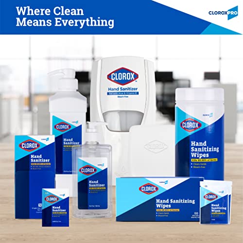 Clorox Pro Alcohol Free Hand Sanitizer Wipes with BZK, Gentle Bleach-Free Sanitizing Wipes for Hands - 0.13% BZK Formula, FDA Registered, Resealable Bulk Canister, 270 Count - size: 270 Count (Pack of 1)