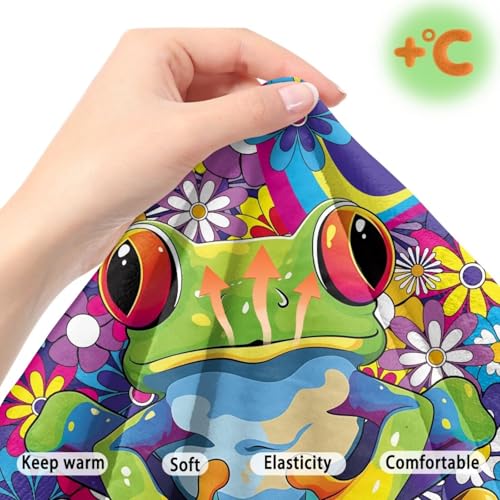 Frog Hippie Daisy Pattern 2 Pack RV Dinette Cushion Covers Breathable Sofa Furniture Protector Flannel Loveseat Sofa Chair Cover Camper Seat Covers Dinette Booth - color: Frog Hippie Daisy