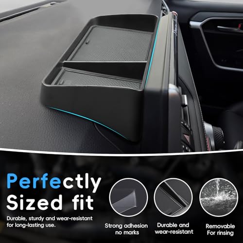 auovo Dashboard Storage Organizer Compatible with Toyota Corolla 2019-2025/Corolla Cross 2022-2025 Accessories Fit 8-in. Media Display Interior Insert Behind Screen