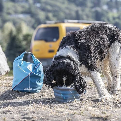 Kurgo Kibble Carrier - Portable Kibble Carrier - Compact Travel Storage - Dog Food Dry Bag - Camping Dog Storage - 5 lb Capacity - Chili Red - color: Chili Red