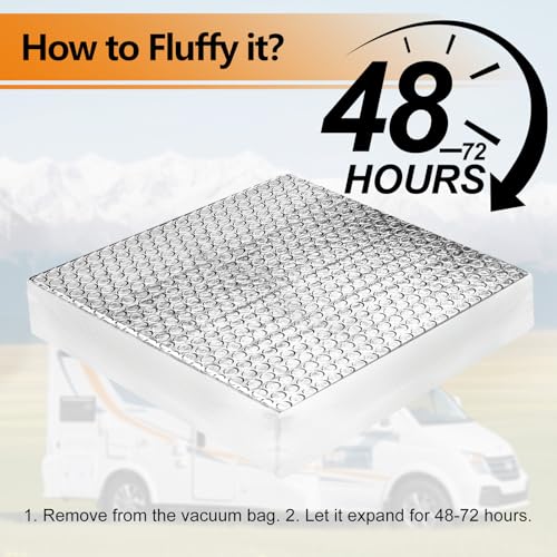 SheeChung RV Vent Insulator, 14″x14″x3″ RV Skylight Cover with Reflective Surface | Energy Saving & Reduce Heat Transfer | Skylight Shade Universal for Camper Trailer Vent - 1 Pack - size: 14 x 14 Aluminum