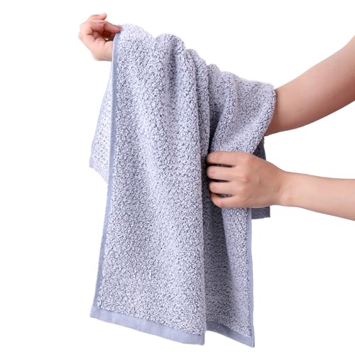 Everplush 4-Piece Premium Hand Towel Sets: Super-Soft, Highly Absorbent & Quick Drying Bathroom Towels – Versatile for Hotel, Bathroom, Shower, Spa, 16x30 Inches (Dusk, 16" x 30") - color: Dusk