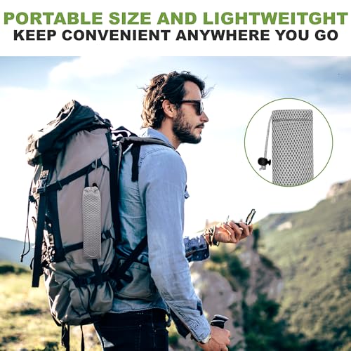 Pure Titanium Travel Utensils with Case, Ultra-Light Ti Portable Champing Essential Cutlery Set, Knife Fork Spoon Reusable Flatware Sets for Camping Picnic Outdoor Hiking, Lunch Box for Men