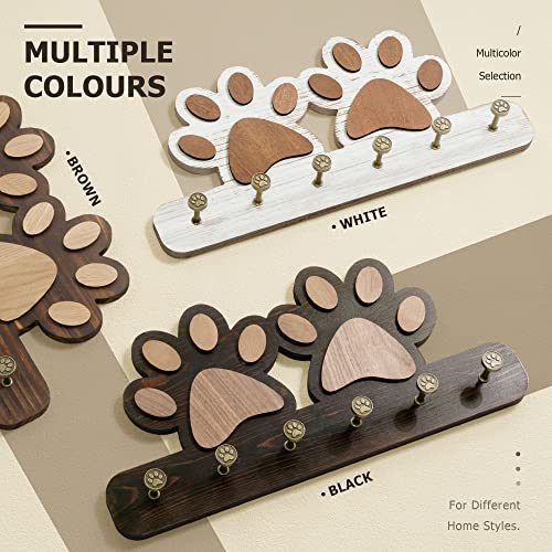 MTERSN Key Holder for Wall - color: Dark Brown