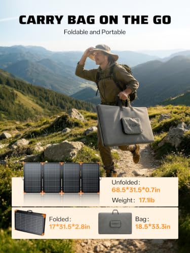 AFERIY P280 Portable Power Station 2800W with 200W Bifacial Solar Panel | UPS 2048Wh LiFePO4 Battery,Expandable to 10kWh,1800W AC Charging Less 38 mins,for Home Use,Camping,and RVs - color: 2800W Power Station-D