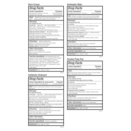Be Smart Get Prepared OSHA/ANSI First Aid Kit - 10 Person, 100 Pieces - Designed for Home, Business, School, Industrial, and Restaurants - Compact & Portable