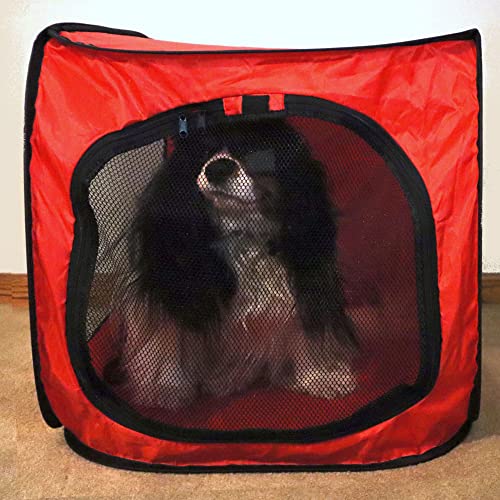 Portable Pop Up Dog Crate-Medium - size: 30.5"L x 20.0"W x 20.0"H