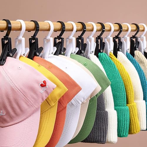 15 Pcs Plastic Travel Swivel Hanging Laundry Hooks Clip, Curtain Clips White - color: White