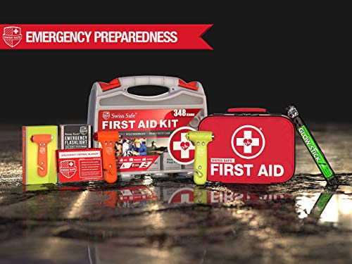 Swiss Safe Durable 5-1 Car Safety Hammer Window Breaker Breaker Tool w/Seatbelt Cutter - Emergency Escape Glass Hammer - Truck, Car Safety Essentials & Accessories - Glow, 1 Pack - color: Glow, size: 1-Pack