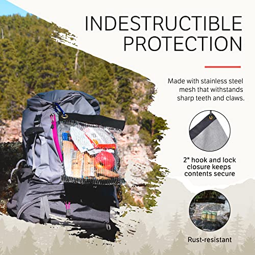 RATSACK Backpacking Food Bag - Ultralight Rodent Proof Dry Storage for Backpacking - Bear Bag Food Storage for Camping with Odor Proof Container, Survival Utility Rope and Carabiner (Small) - size: Small