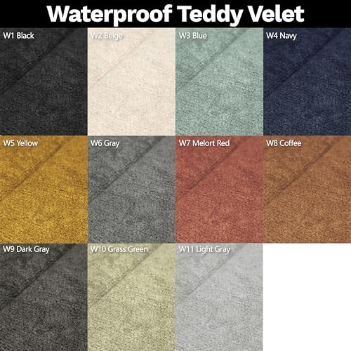 ShadeMart Custom Size Bench Cushion Circle Fleece Anti-Pet Scratch Fabric Sample - color: Beige, size: Sample